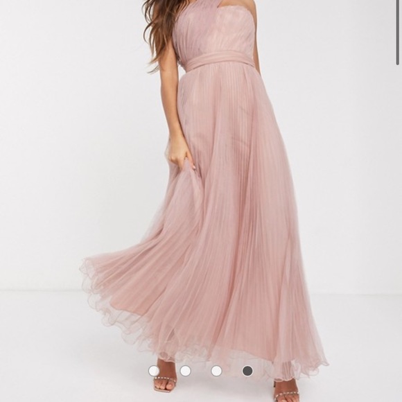 ASOS Bridesmaids Formal one shoulder maxi dress - Picture 4 of 9